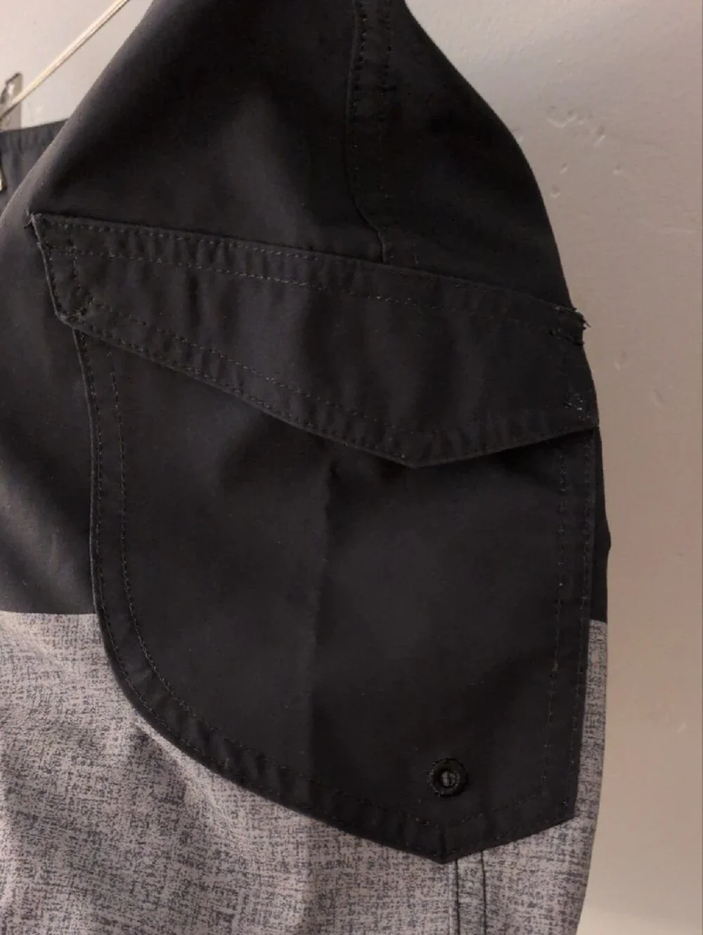 Boys' Volcom Black and Gray Board Shorts